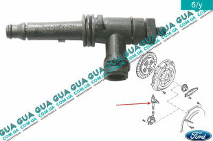 Трубка клапана прокачки сцепления   