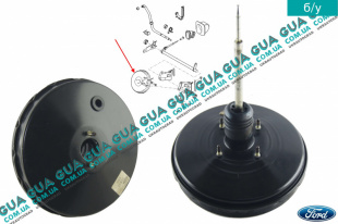 Вакуумный усилитель тормозов Ford / ФОРД MONDEO III 2001-2007 / МОНДЕО 3 2.0TDCI (1998 куб.см.)