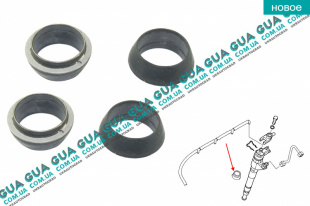 Уплотнительное кольцо форсунки ( прокладка / сальник 1шт )   