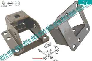 Кронштейн  передний крепления рессоры   