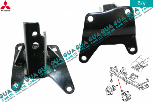 Кронштейн двигателя левый Mitsubishi / МИТСУБИСИ PAJERO IV 2006- / ПАДЖЕРО 4 06- 3.2DI-D (3200 куб.см.)