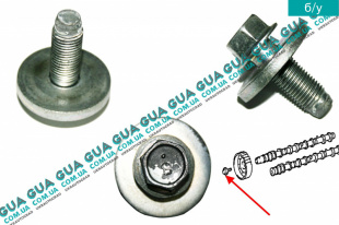 Болт / винт шестерни распредвала Toyota / ТОЙОТА DYNA 2001- 2.5D-4D (2494 куб.см.)