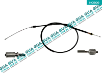 Трос ручного тормоза ( правый 1850/1410) ( ch. 08393 )