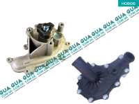 Водяная помпа ( корпус водяного насоса ) Ford / ФОРД TRANSIT 2006- / ТРАНЗИТ 06- 2.2TDCI (2198 куб.см.)