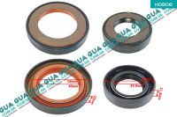 Сальник полуоси левой 40х58х10 правой 29.9x47x11.3 комплект 2шт