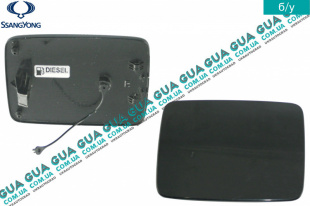 Лючок топливного бака ( крышка ) SsangYong / САНГЙОНГ KYRON 2.0XDI (1998 куб.см.)