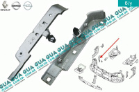 Кронштейн крепления правой фары Vauxhal / ВОКСХОЛ MOVANO 2003-2010 3.0DCI (2953 куб.см.)