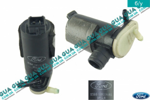 Водяной насос, система очистки окон ( моторчик бачка стеклоомывателя ) Ford / ФОРД ESCORT 1992-1995 / ЭСКОРТ 92-95 1.3 (1299 куб. см.)