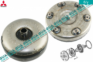 Гидротрансформатор АКПП ( бублик / бачок ) Mitsubishi / МИТСУБИСИ PAJERO III 2000-2006 / ПАДЖЕРО 3 00-06 3.2DI-D (3200 куб.см.)