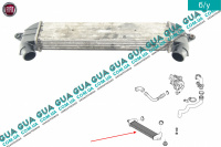Радиатор интеркулера Fiat / ФИАТ DOBLO 2005-2009  / ДОБЛО 05-09 1.3MJTD (1248 куб.см.)