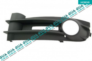 Молдинг / накладка ( листва )  переднего бампера левая ( под противотуманние фары )   