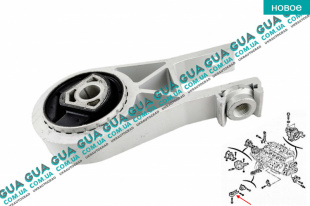 Подушка ( опора ) КПП / двигателя задняя нижняя   