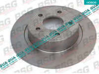 Тормозной диск задный Ford / ФОРД CONNECT 2002-2013 / КОННЕКТ 02-13 1.8 V16 (1796 куб.см)