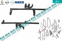 Направляющая задняя стекла двери передней левой