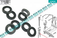 Уплотнительное кольцо форсунки  нижнее ( прокладка / сальник 1шт ) Volvo / ВОЛЬВО S40 II 1.6D (1560 куб.см.)