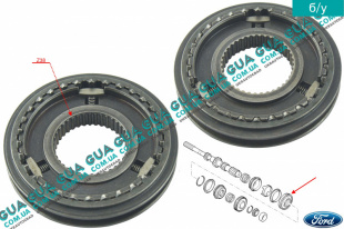 Муфта синхронизаторов 3-4 передача КПП   