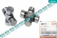 Крестовина карданчика рулевого вала ( кардана штурвала / рулевой колонки ) 15x15x40 mm