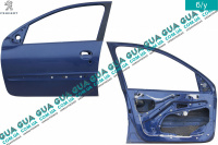Дверь передняя левая ( хэтчбек )