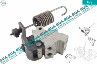 Регулятор давления тормозов (регулятор тормозных сил) Opel / ОПЕЛЬ CORSA C 2000-2009 / КОРСА С 00-09 1.7DTI V16 (1686 куб. см.)