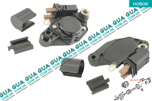 Регулятор напряжения генератора ( шоколадка / реле 12 V )   