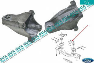 Кронштейн крепления двигателя левый   