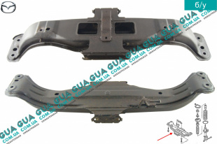 Балка задней подвески Mazda / МАЗДА 323 F 1998-2004 1.5 16V (1498 куб.см. )