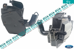 Резонатор воздушного фильтра ( корпус крепления электронного блока управления ЭБУ ) Volvo / ВОЛЬВО V50 1.6D (1560 куб.см.)