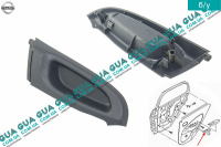 Накладка ручки задней правой двери внутренняя Nissan / НИССАН ALMERA N16 / АЛЬМЭРА Н16 2.2 DCI ( 2184 куб.см.)