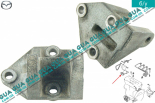 Кронштейн крепления генератора Mazda / МАЗДА 323 F 1998-2004 1.8 16V (1840 куб.см. ) 