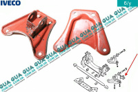 Кронштейн крепления передней рессоры / амортизатора правый