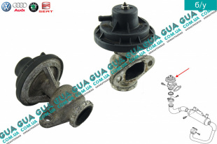 Клапан возврата ОГ / Клапан рециркуляции выхлопных газов / Клапан EGR / ЕГР   