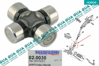 Крестовина рулевого вала 15x16x40mm