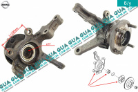 Поворотный кулак / цапфа правая с ступицей Z27  под АБС / ABS Nissan / НИССАН ALMERA N16 / АЛЬМЭРА Н16 2.2 DCI ( 2184 куб.см.)