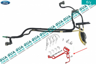 Трубка топливной системы  Ford / ФОРД FUSION / ФЮЖИН 1.4TDCI (1399 куб. см.)