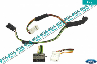 Фишка / разъем зеркала заднего вида салона   