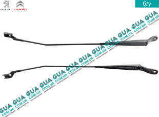 Щеткодержатель правый ( дворник, рычаг стеклоочистителя )   