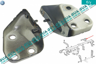 Кронштейн поперечины рулевой колонки правый   