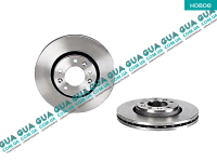 Тормозной диск вентилируемый передний ( 2 шт. )