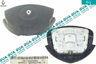  Подушка безопасности AirBag ( руль ) Renault / РЕНО CLIO II / КЛИО 2 1.9DTI (1870 куб.см.)