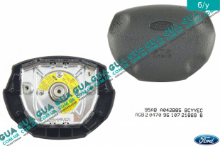 Подушка безопасности AirBag ( руль ) Ford / ФОРД ESCORT 1992-1995 / ЭСКОРТ 92-95 1.3 (1299 куб. см.)