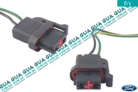 Фишка / разъем / штекер з проводами / колодка муфти компрессора кондиционера