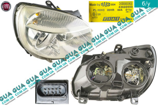 Фара передняя правая ( электрический корректор )   