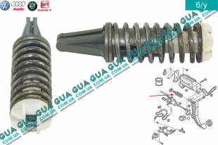 Пружина педали сцепления   
