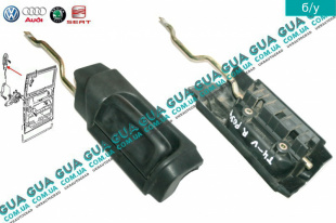 Ручка боковой ( сдвижной ) правой двери внутренняя   