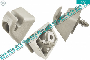 Кронштейн солнцезащитного козырька   Opel / ОПЕЛЬ CORSA C 2000-2009 / КОРСА С 00-09 1.7CDTI (1686 куб.см.)