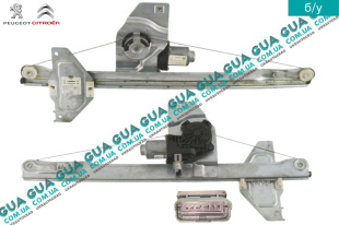 Стеклоподъемник передний правый электрический ( 6 контактов )   