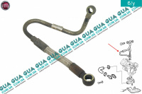 Трубка подачи масла на турбину