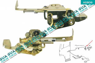 Замок двери передней левой механический ( внутренний )   