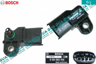 Датчик давление во впускном газопроводе ( Мапсенсор )   