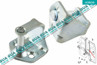 Скоба замка двери задняя центральная  ( фиксатор / зацеп / петля )